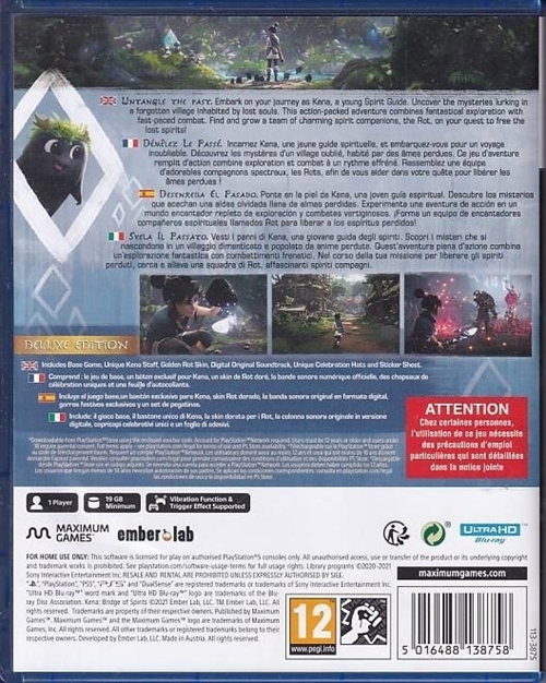 Kena Bridge of Spirits - Deluxe Edition - PS5 (A Grade) (Genbrug)